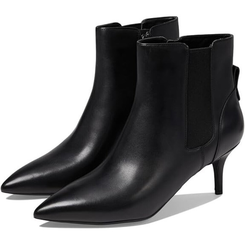 Cole Haan Go-to-Park Bootie Womens US 10 Black Leather Pointed-Toe Boots LION334